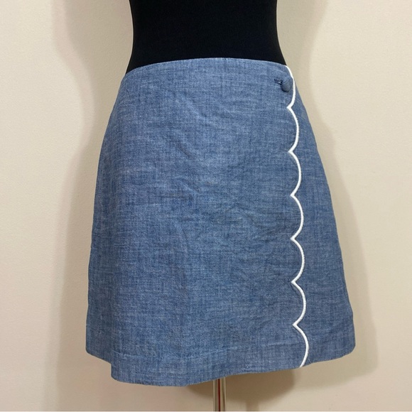 Chambray mini skirt - Picture 1 of 5